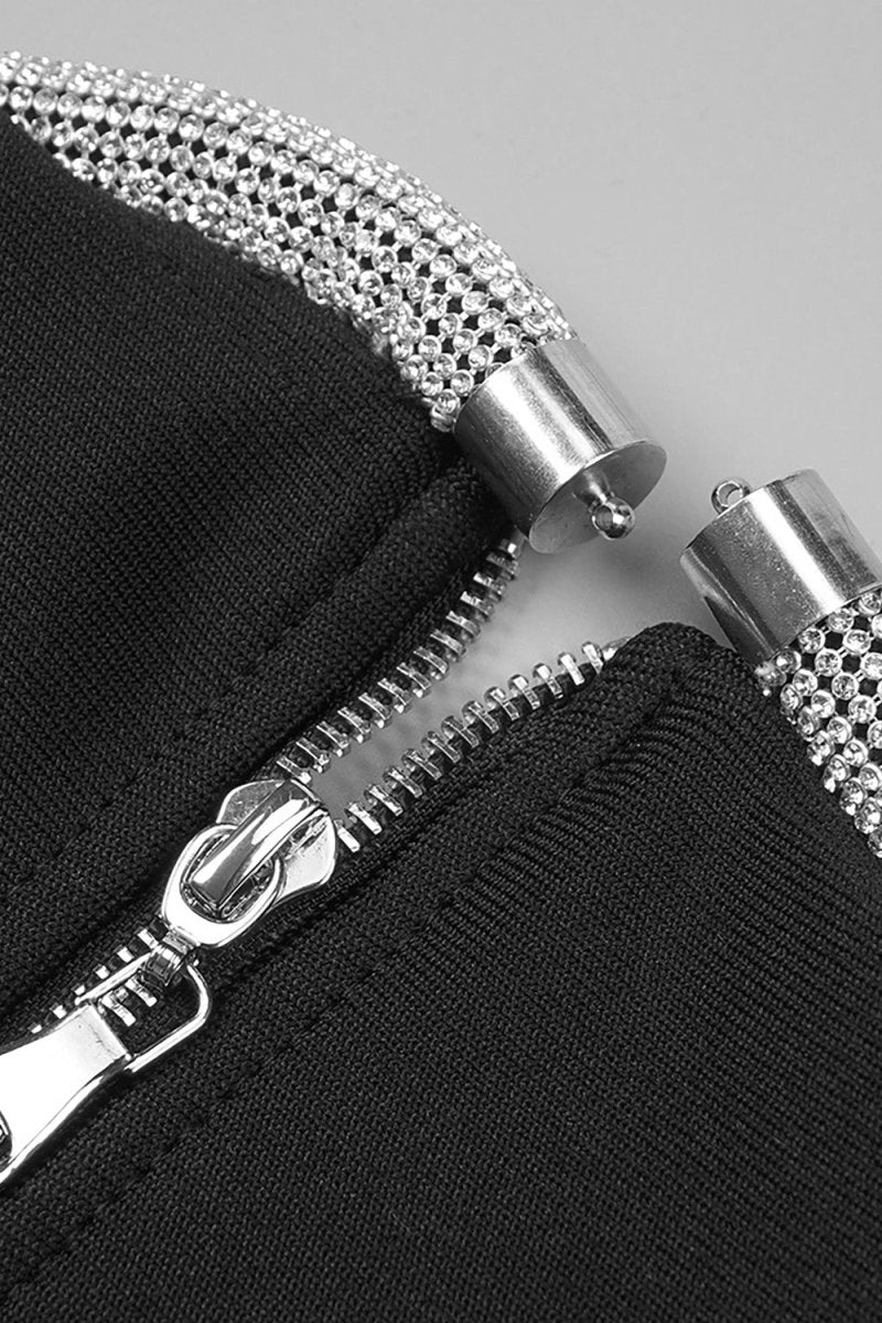 Tül Bandaj Mini Elbise - Phentora