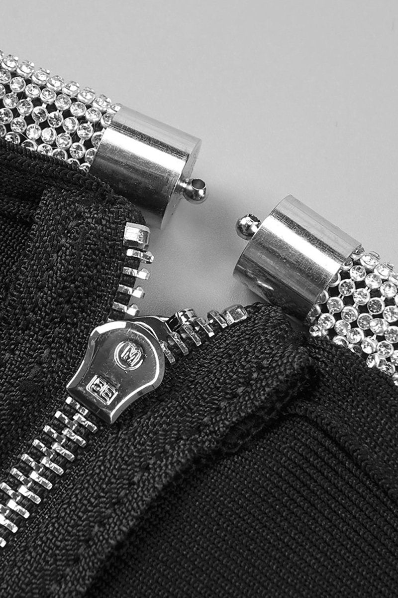 Tül Bandaj Mini Elbise - Phentora