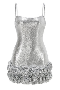 Çiçek Mini Elbise - Phentora