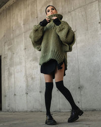 Camden Oversize Triko Kazak - Phentora