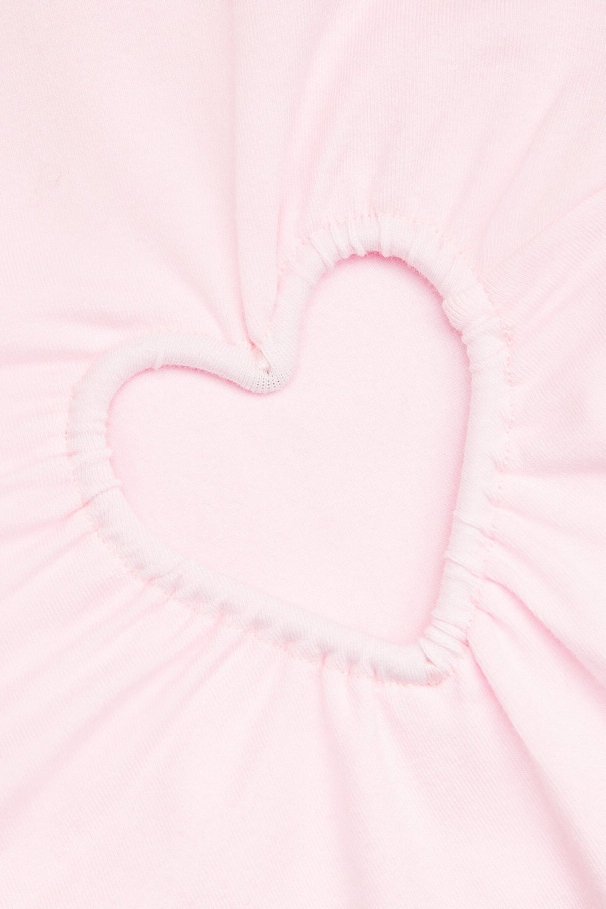 Shalita Heart Mini Elbise - Pembe - Phentora