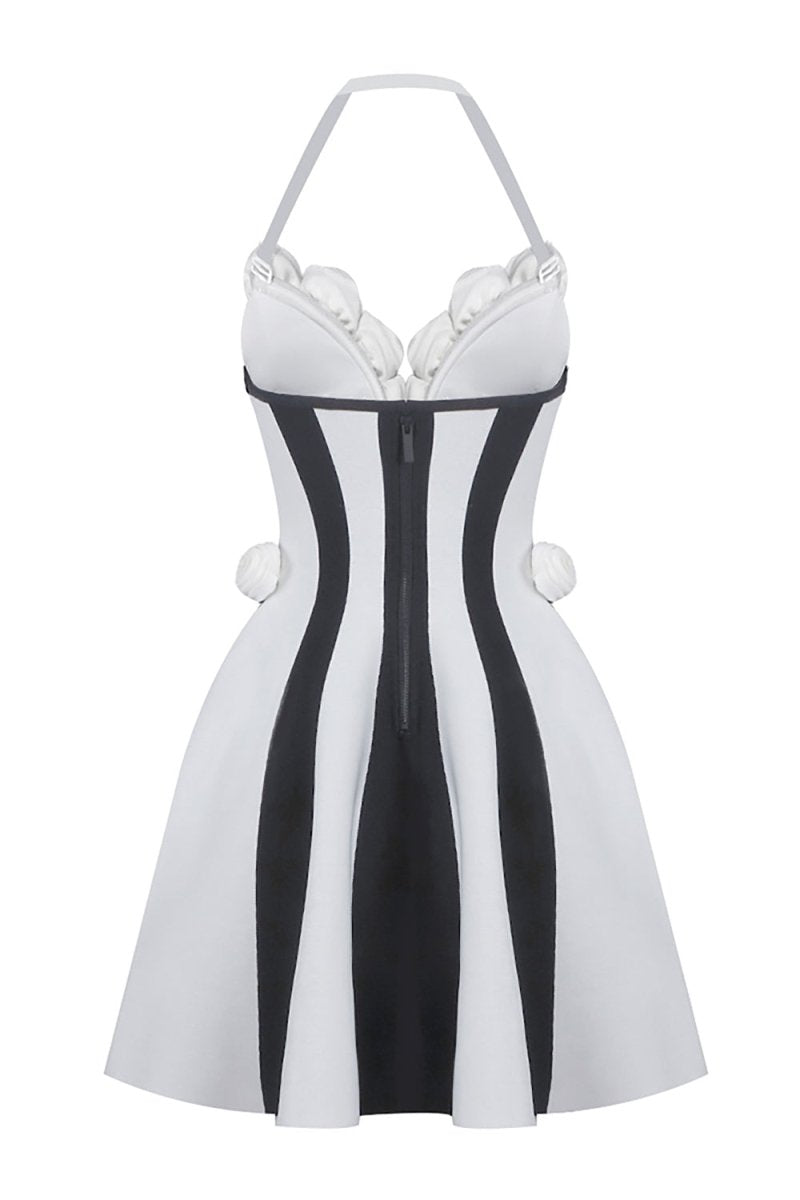 Çiçek Bandaj Mini Elbise - Phentora
