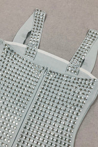 Taş Detaylı Mini Elbise - Phentora