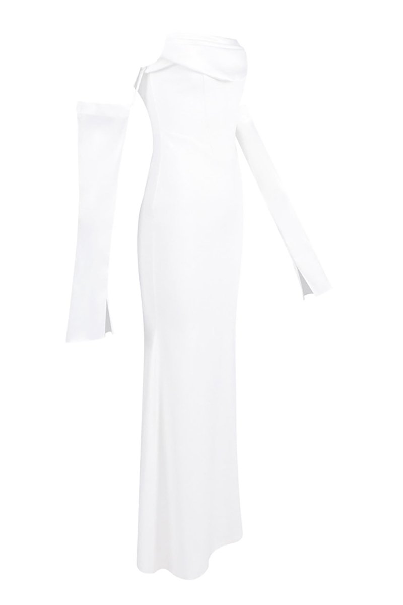 Bridal Krep Uzun Elbise - Phentora