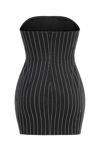 Taş Detaylı Mini Elbise - Phentora
