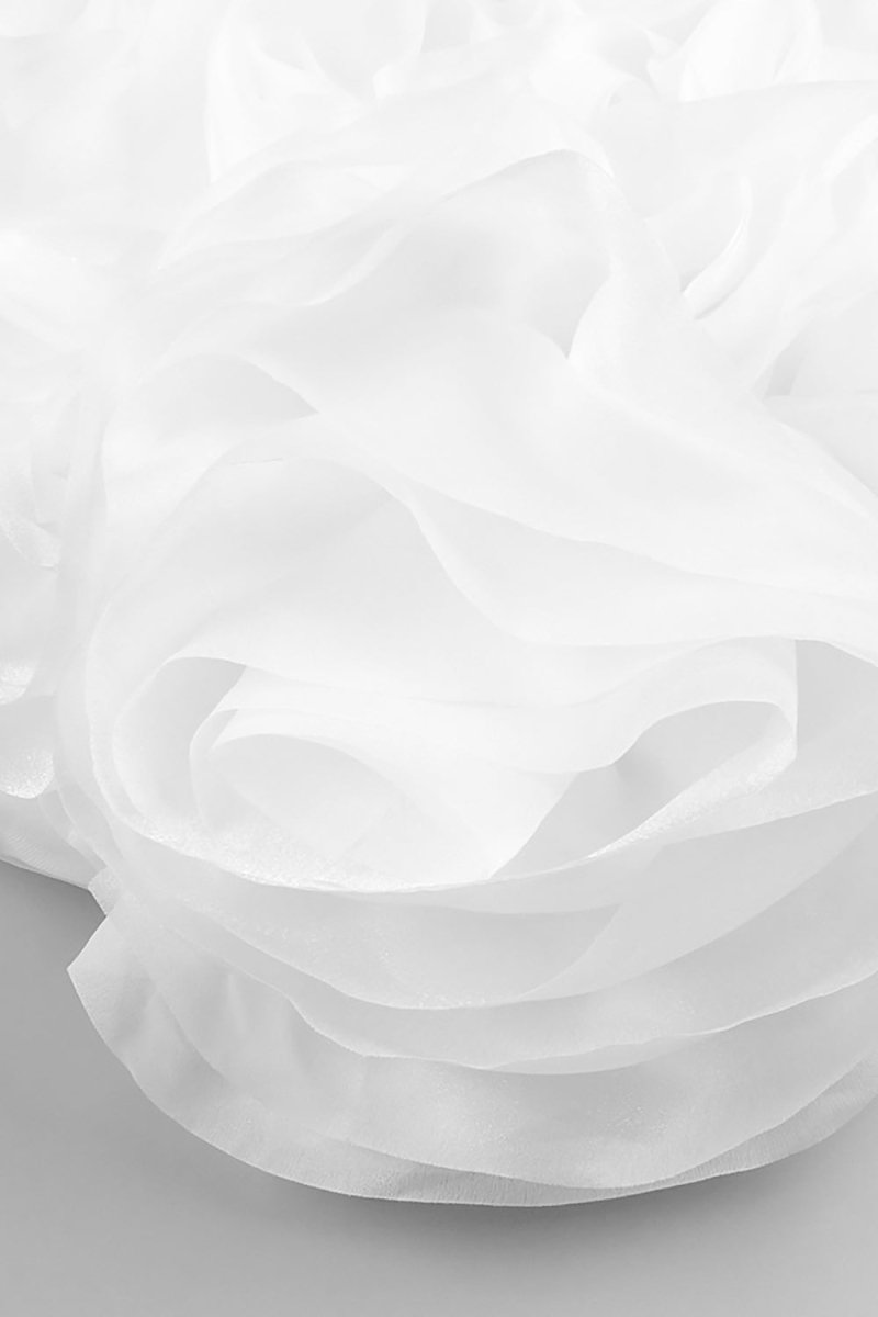 Yaprak - layered Kadife Mini Elbise - Phentora