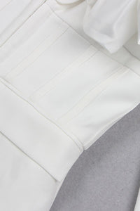 Derin V Yaka Blazer Elbise - Phentora