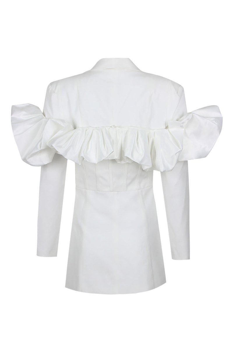 Derin V Yaka Blazer Elbise - Phentora