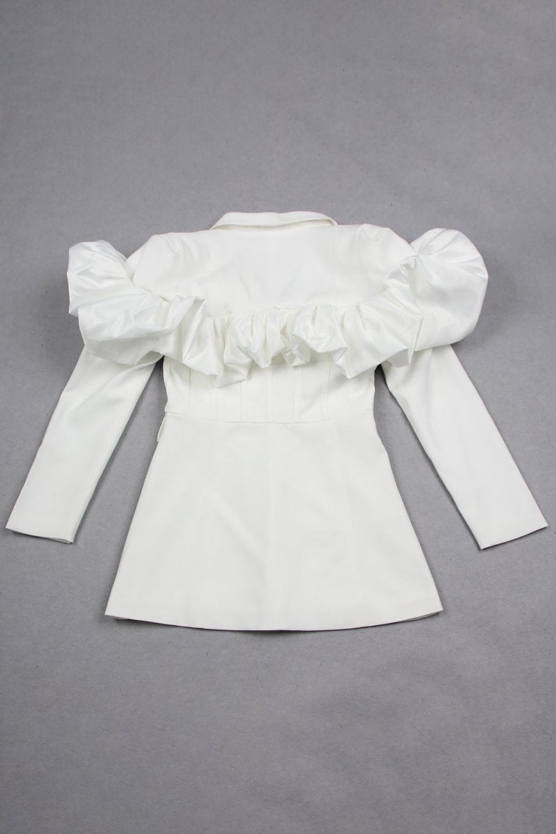 Derin V Yaka Blazer Elbise - Phentora