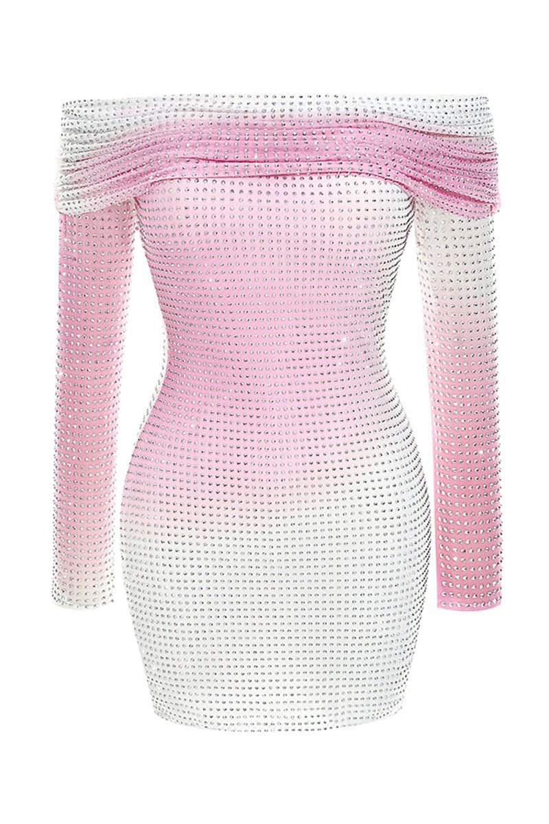 Taş Detaylı Mini Elbise - Phentora