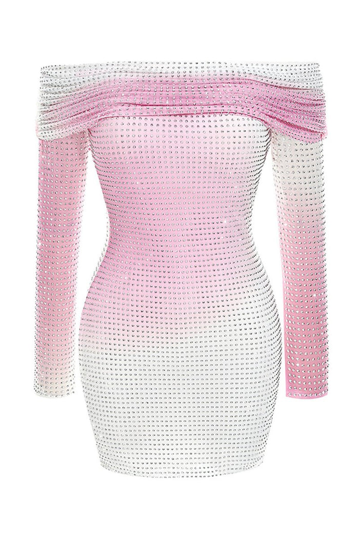 Taş Detaylı Mini Elbise - Phentora