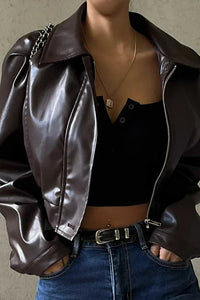 Mocha Luxe - Kısa Ceket - Phentora