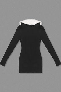 Fitilli Zipped Elbise Yaka - Phentora