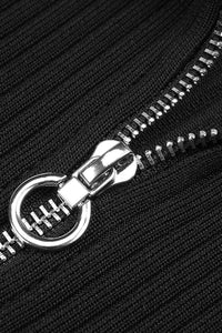 Fitilli Zipped Elbise Yaka - Phentora