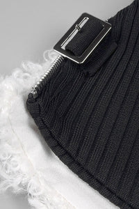 Fitilli Zipped Elbise Yaka - Phentora