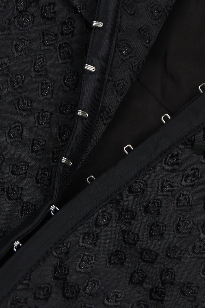 Yaka Jakarlı Blazer Elbise - Phentora