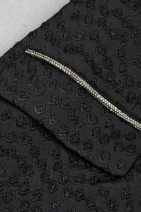 Yaka Jakarlı Blazer Elbise - Phentora