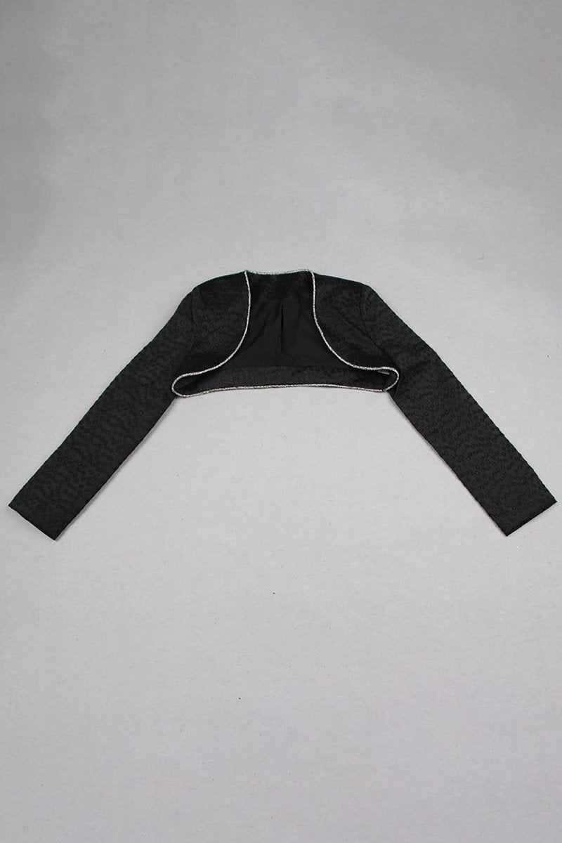 Yaka Jakarlı Blazer Elbise - Phentora
