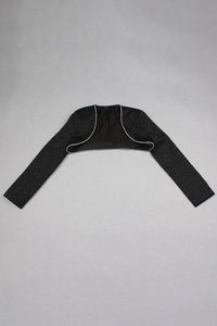 Yaka Jakarlı Blazer Elbise - Phentora