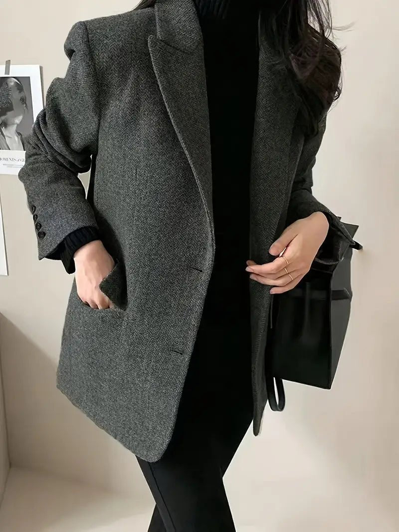 Waverly Dikişli Balıksırtı Blazer Ceket - Phentora