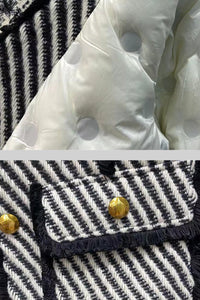 Çizgili Tüvit Blazer - Phentora