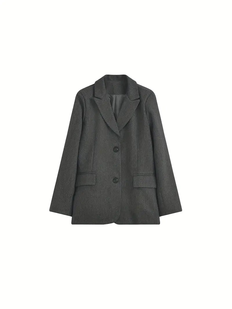 Waverly Dikiş Detaylı Balıksırtı Desenli Blazer Ceket - Phentora
