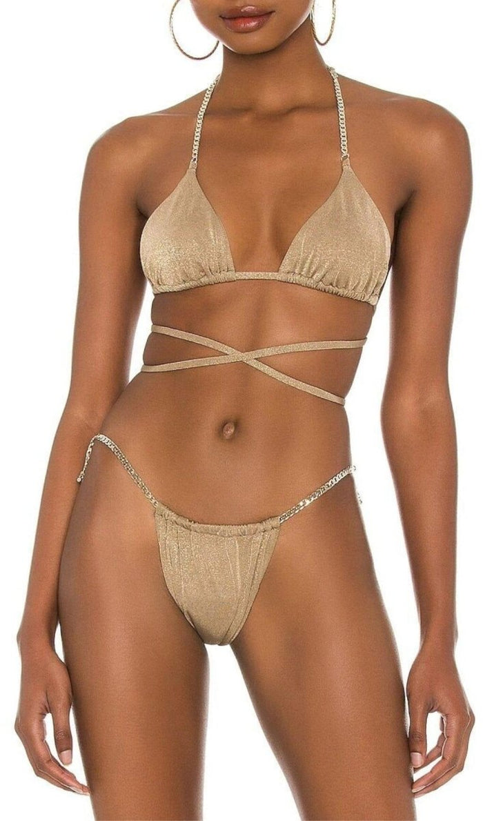 Strap Zincir Detaylı Bikini - Phentora