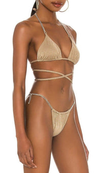 Strap Zincir Detaylı Bikini - Phentora