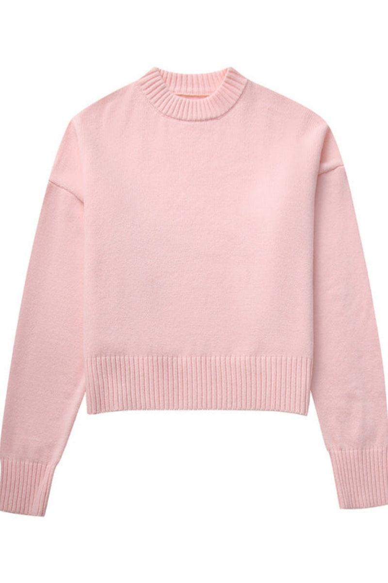 Pudra Pembe Oversize Triko - Phentora