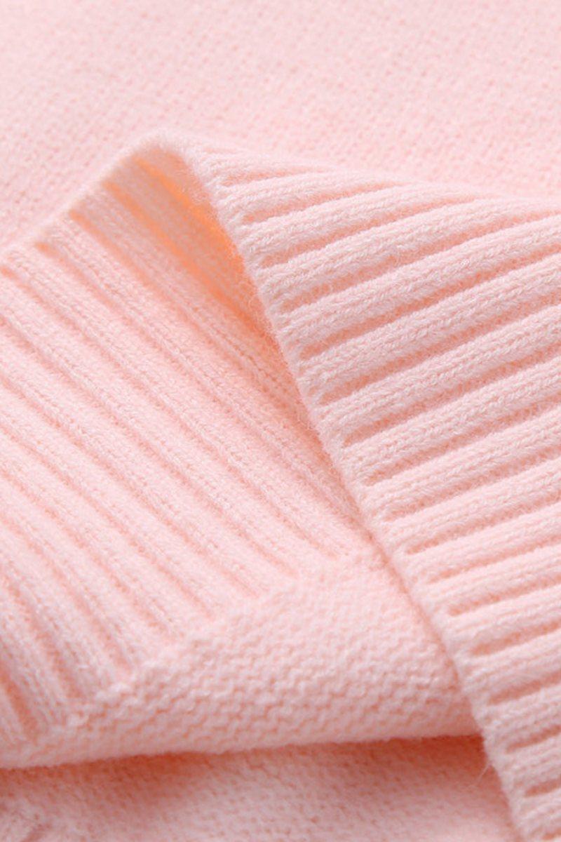 Pudra Pembe Oversize Triko - Phentora