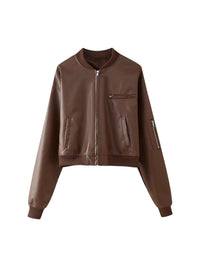Camden Vintage Suni Deri Bomber Ceket - Phentora