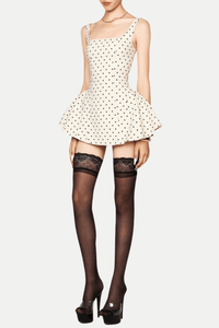 kuyio Polka Dot Mini Elbise - Phentora