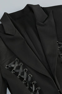 V Bağcıklı Blazer - Phentora