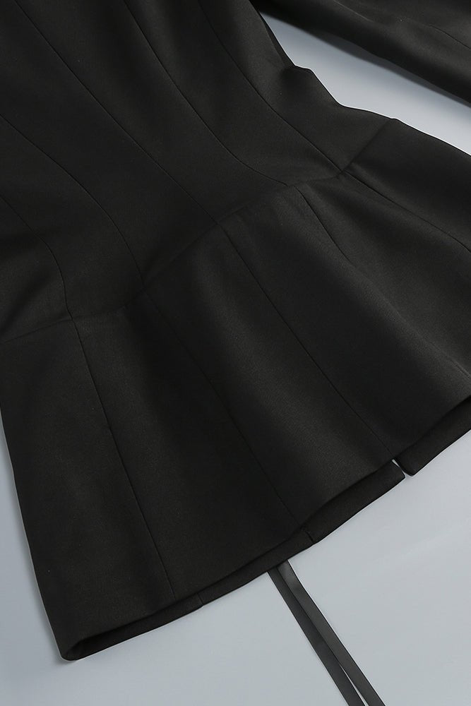 V Bağcıklı Blazer - Phentora