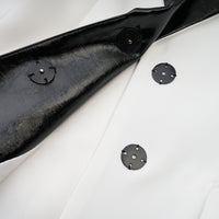 Aurora Siyah - Beyaz Blazer Elbise - Phentora