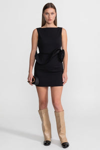 Heykelsi Peplum Detaylı Mini Elbise - Phentora