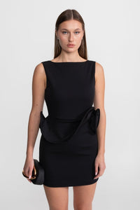 Heykelsi Peplum Detaylı Mini Elbise - Phentora
