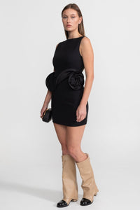Heykelsi Peplum Detaylı Mini Elbise - Phentora