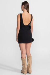 Heykelsi Peplum Detaylı Mini Elbise - Phentora