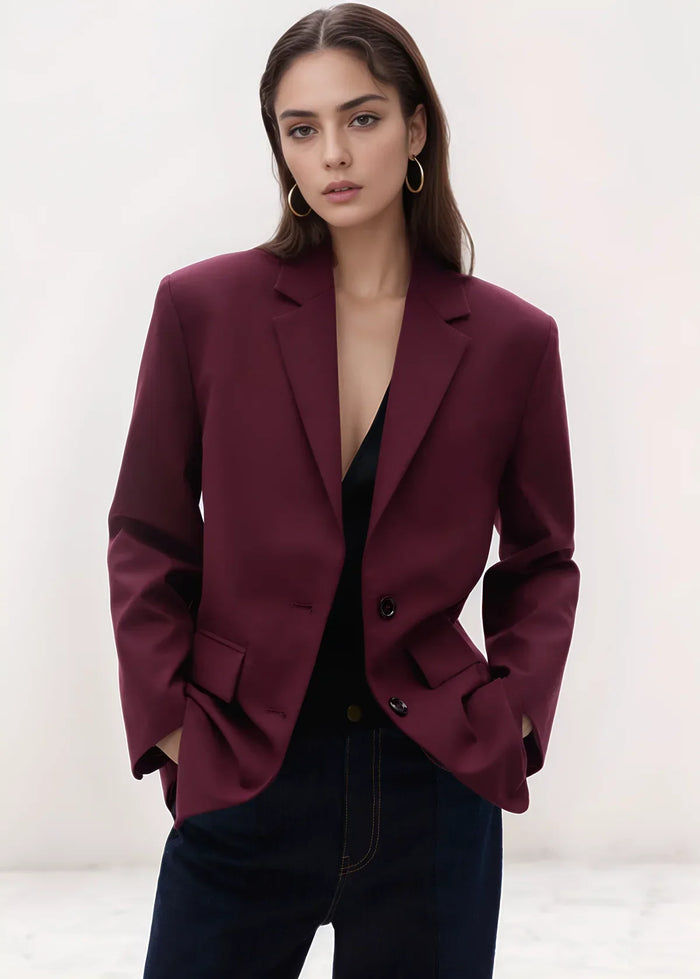 Lindsey Bordo Blazer - Phentora